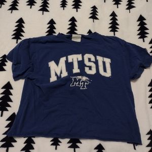 MTSU cropped t shirt